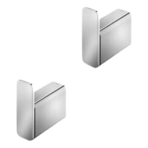 Kit 2 Cabide Flat Cromado Docol