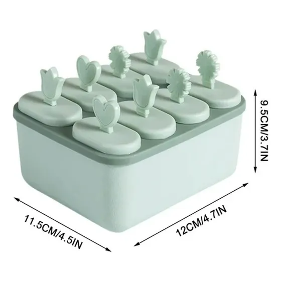 Molde De Helados De Paleta X8