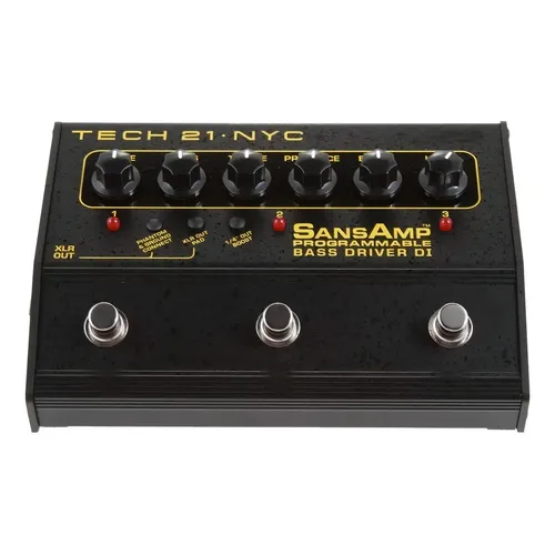Pedal de efecto Tech 21 SansAmp Bass Driver DI V2 negro | MercadoLibre