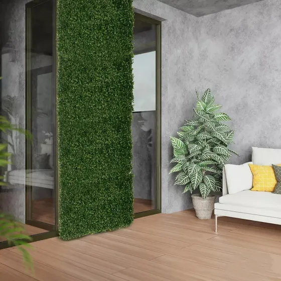Jardineria Vertical Artificial Panel Flores Muro Cerco Color Verde X1,follajes Artificiales Para Balcones,follage,follaje Artificial Monterrey,pared Verde,enredadera Artificial Exterior