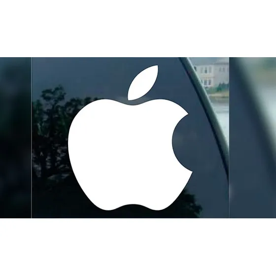 2 Calcomanias Sticker Manzana Apple Para Carro