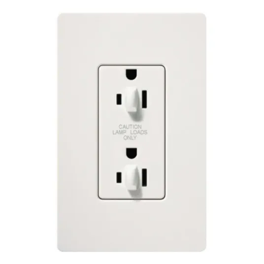 Lutron Clavija  Y Contacto Controlador Duplex P/atenuacion