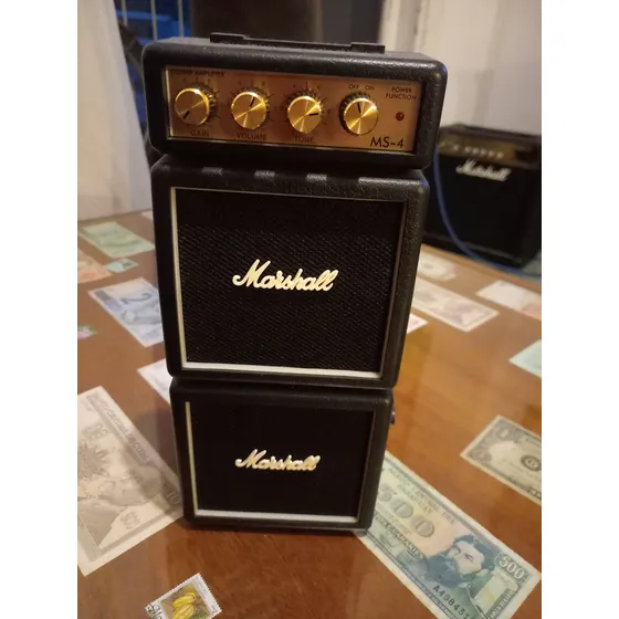 Mini Amplificador Guitarra Marshall Ms-4 + Color Negro