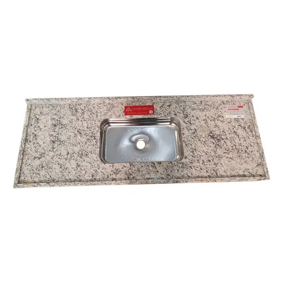 Pia De Cozinha Granito 120 Cm Arabesco Standard Cuba Df