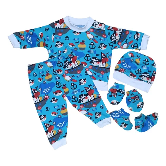 Conjunto H2k Outfits De Piratas Para Niño