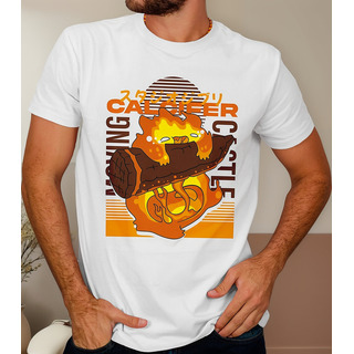 Playera Para Hombre Anime Estudio Ghibli Calcifer #1 Playera Para Hombre Anime Estudio Ghibli Calcifer #1