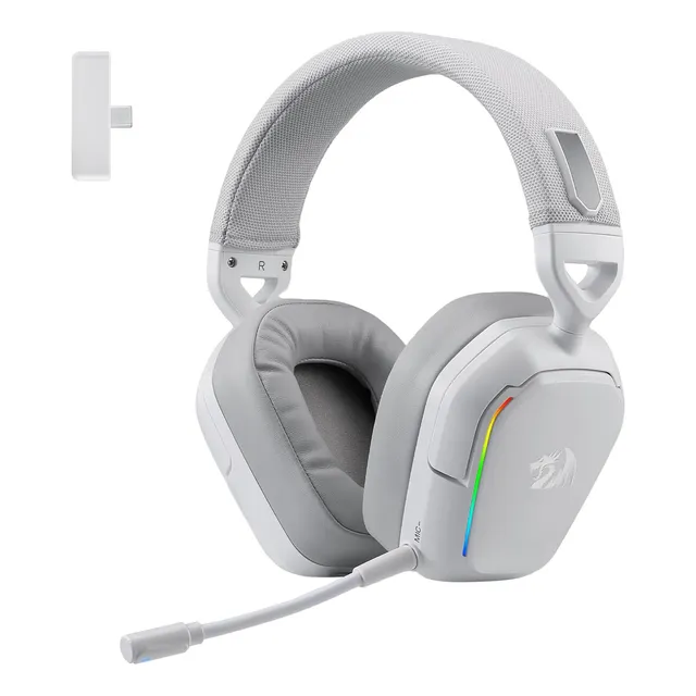 Auriculares Inalámbricos Para Juegos Rgb De 3 Modos Redragon