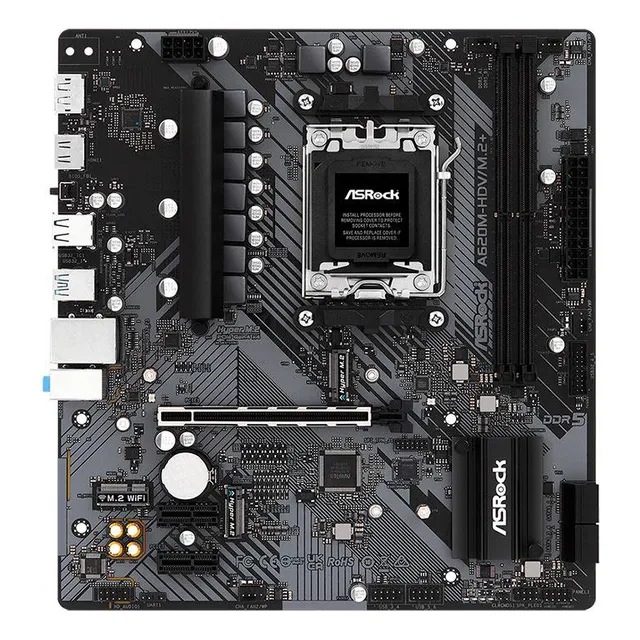 Placa base Asrock A620m-HDV/m.2+, DDR5, Socket AM5, m-ATX, color negro