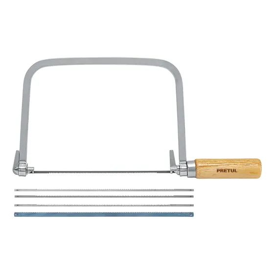 Segueta Arco Calador Extra Fina Corta Curvas 16cm + 5 Hojas