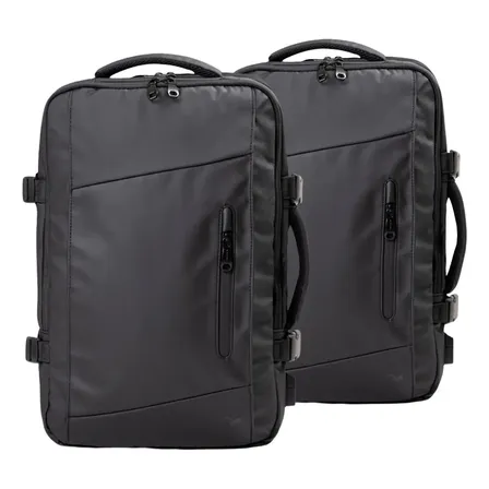Pack 2 Mochilas Impermeables Perfect Match 35l Negro