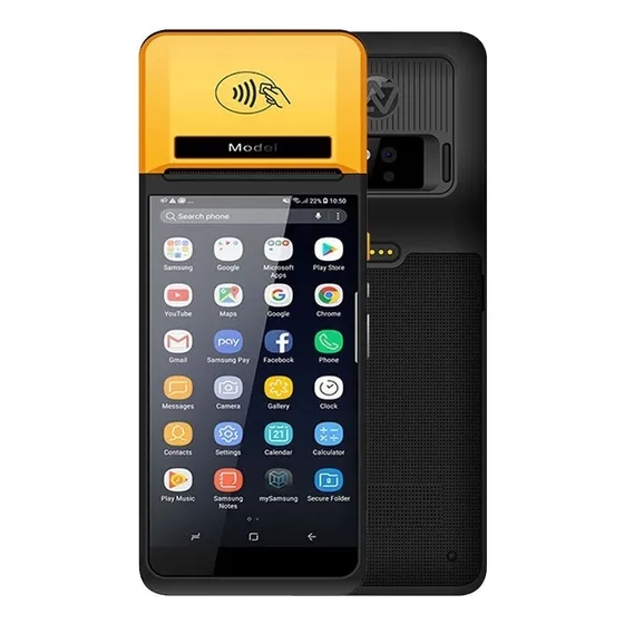 4g Pda Pos Terminal De Mano Impresora De Etiquetas De