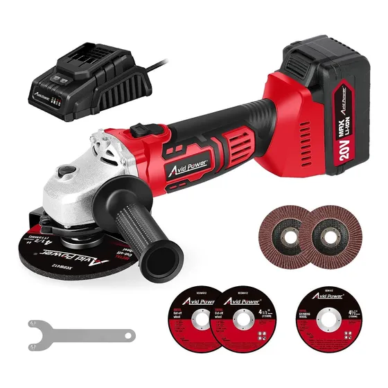 Esmeril Inalambrico O Recargable 4.1/2-20 Volt Con Cargador