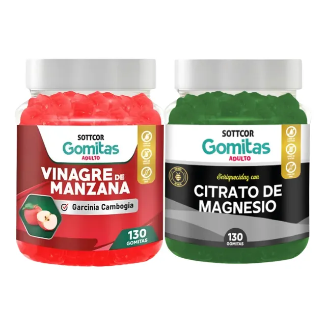 Sottcor Vinagre De Manzana Y Magnesio 130 Gomitas