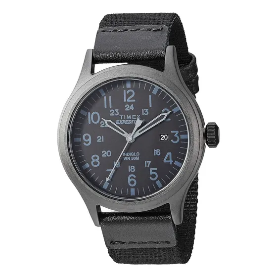 Timex Tw4b14200 Expedition Scout 40 Cuero Negro/n...