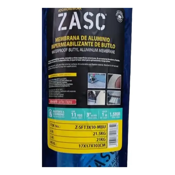 Poderosa Membrana De Aluminio Impermeabilizante Autoadhesiva