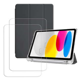 Funda + Mica Para iPad 10 Generación 10.9 Soporte Pencil Funda + Mica Para iPad 10 Generación 10.9 Soporte Pencil