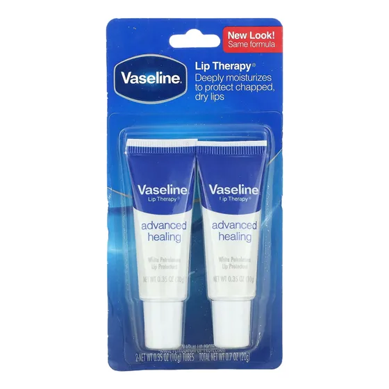 Vaseline Bálsamo Reparadora Avanzada Para Labios 10ml X 2uds