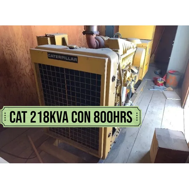 Generador Cat 218kva Usada Con 800horas Abierta
