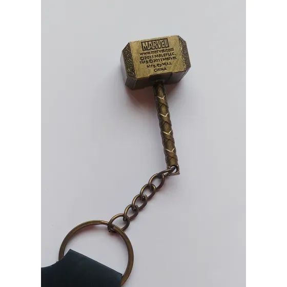Llavero Souvenir Martillo De Thor Marvel