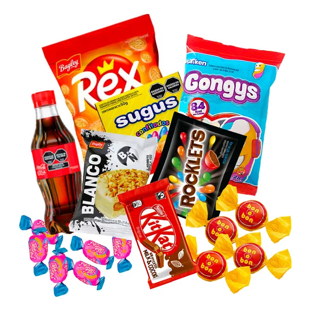 Box Regalito Caja De Golosinas C/gaseosa - Delipop Dulcería 