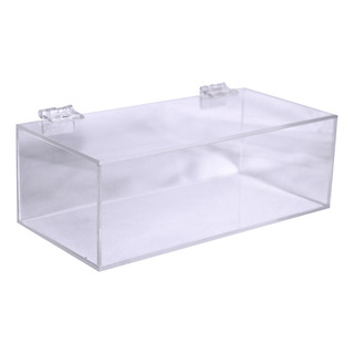 Caja Organizadora Rectangular Con Tapa De Acrílico P/objetos Caja Organizadora Rectangular Con Tapa De Acrílico P/objetos