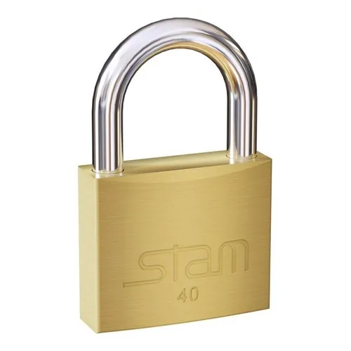 Cadeado 40 Mm Latao Macico Stam