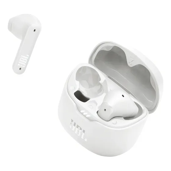 Audífonos Inalámbricos Jbl Tune Flex Bluetooth, Blanco. Color Blanco Luz Blanco