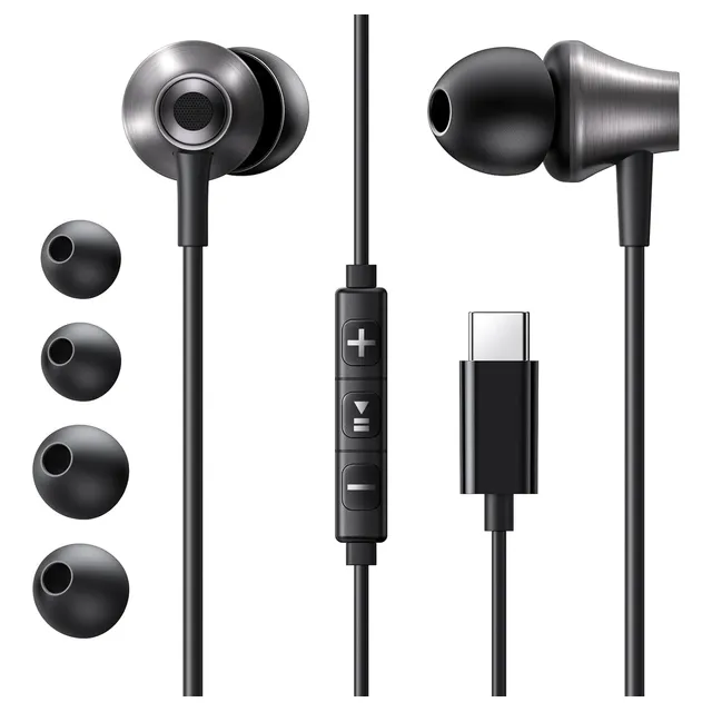Auriculares In Ear Ugreen 35754 Hitune Tipo C Negro