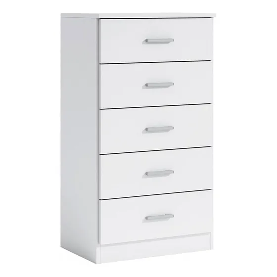 Gavetero 5 Gavetas Blanco Funcional Ideal Para El Hogar