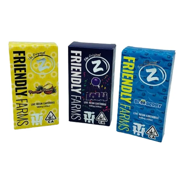 Pack 10 Cartridge 0,8 Ml Para Rosin Clear Frendly Farm