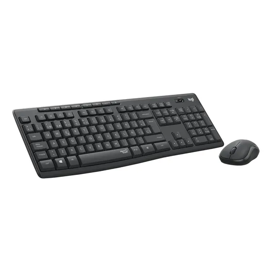 Kit Teclado Y Mouse Logitech Mk295 Inalambrico Silencioso Color Del Mouse Negro Color Del Teclado Negro