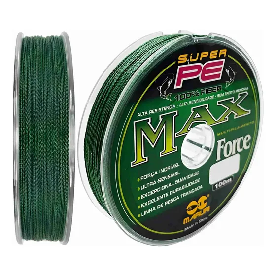 Linha Multifilamento Max Force 4x Maruri Varias Medidas 100m