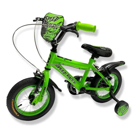 Bicicleta Niño 5 A 7 Años Rin16 Auxiliar Ontrail Speed Racer
