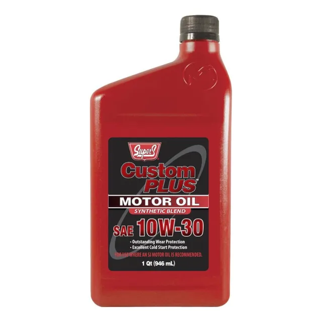Aceite Motor 10w-30 Super S Custom Plus Sintético Mezcla Sj