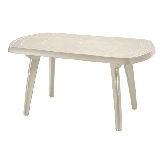 Mesa De 6 Puestos Lotus Rimax Color Taupe