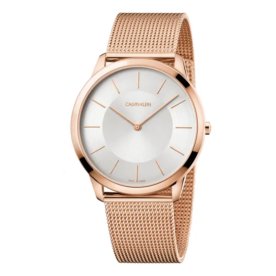 Reloj Calvin Klein Minimal K3m2t626 Oro Rosa Hombre