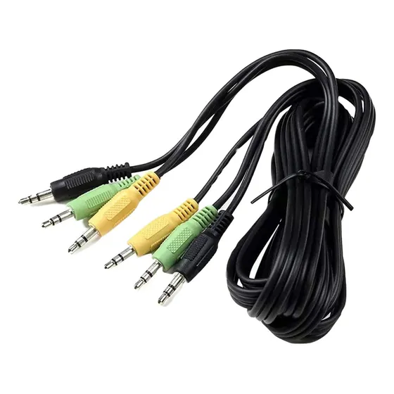 Cable De Audio Estéreo 3,5mm Trs 3 En 1