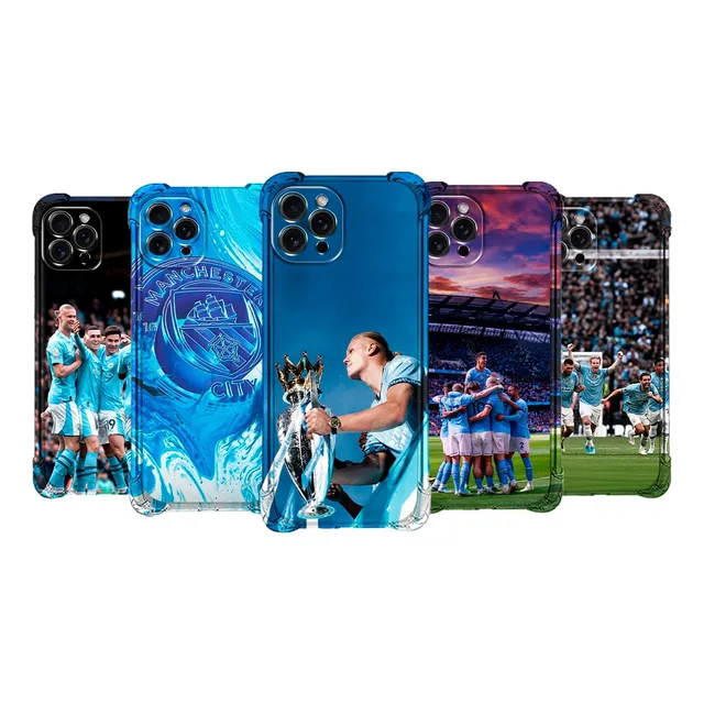 Forro Antigolpes Manchester City Tecno Spark Camon Pova 2024