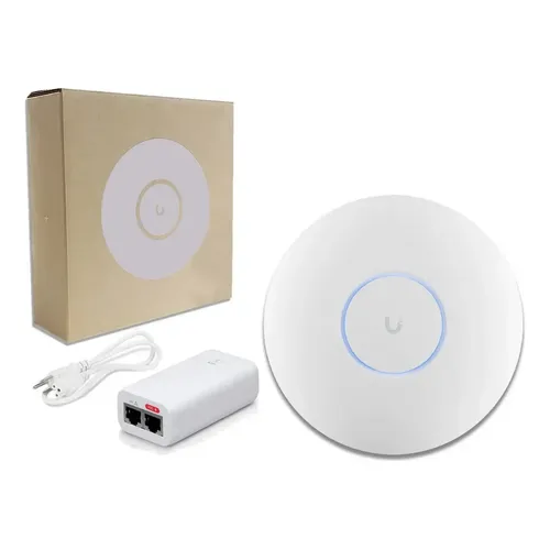 Access Point Unifi U6+ Ubnt Wi-fi 6 Acompanha Injetor Poe