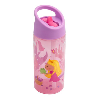 Garrafinha De Agua Infantil Com Canudo Retratil Rosa Menina Garrafinha De Agua Infantil Com Canudo Retratil Rosa Menina