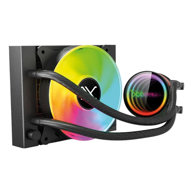 Enfriamiento Líquido Rgb 120mm Xzeal Xzco409b Negro Led Argb