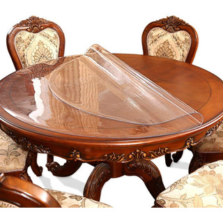 Mantel Protector De Mesa Redonda Transparente De 38 Pulgadas Mantel Protector De Mesa Redonda Transparente De 38 Pulgadas