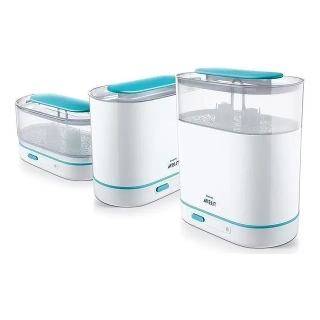 Esterilizador Biberones Avent Electrico Base De Vapor 3 En 1
