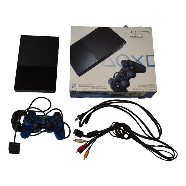 Consola Playstation 2 Slim Funcional Con Caja