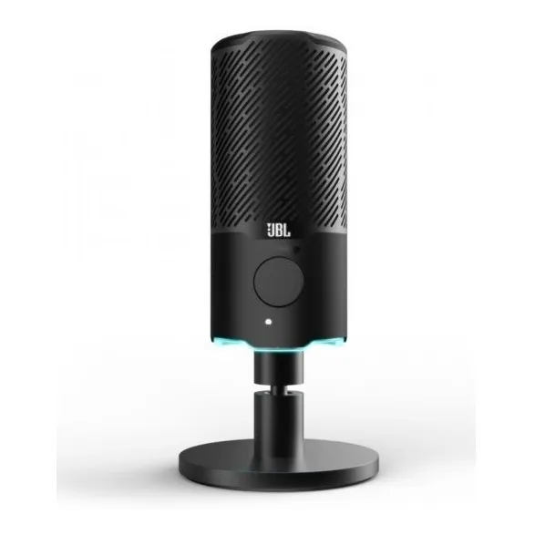 JBL Quantum Stream Micrófono Multi patrón Cardiode y Omnidireccional Negro