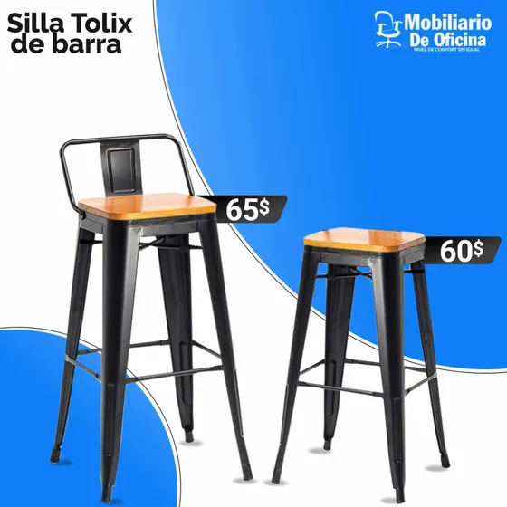 Silla Tolix Para Mesón O Barra