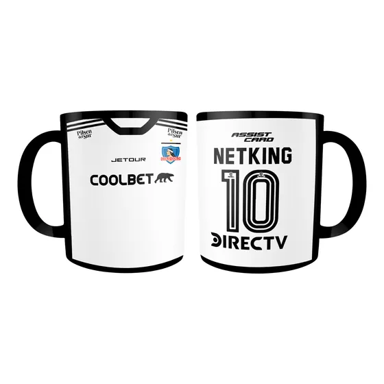 Taza Colo Colo 2024 Personalizado Nombre Y Número - 11oz