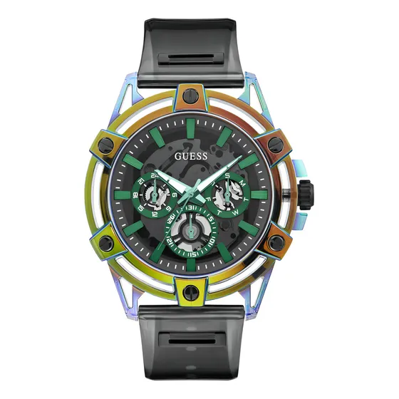 Reloj Hombre Guess Negro King Caballero