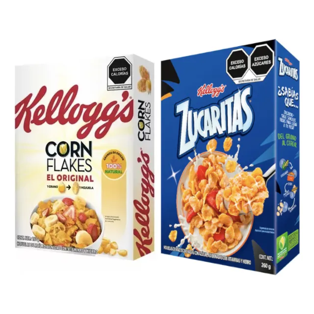 Corn Flakes Y Zucaritas Duopack De Kellog's Cereales