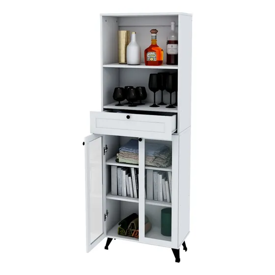 Aparador De Cocina Kit Doble Centro Estant Boho 180